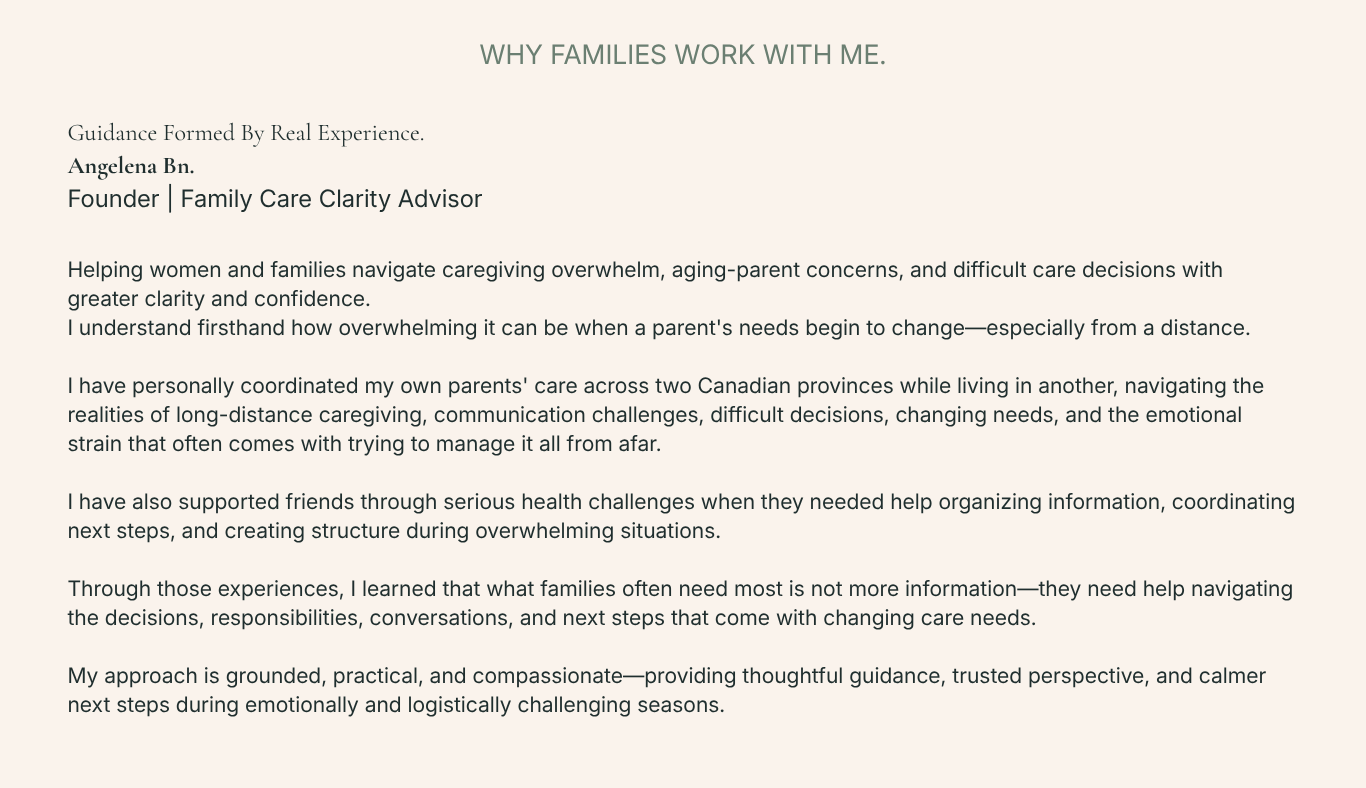 Why Families Work With Me